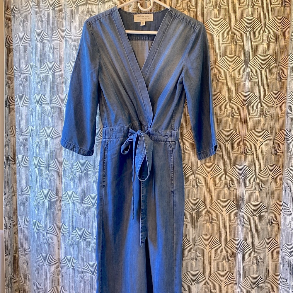 Anthropologie Denim Jumpsuit/XS
